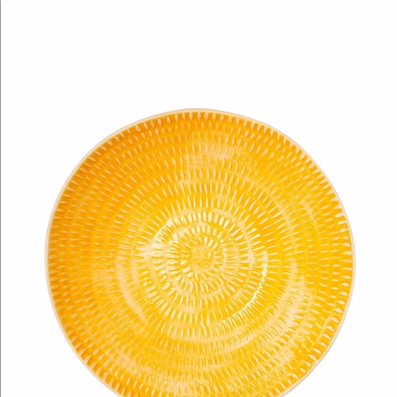 Ceramic Round Bowl Yellow 10" x 6.3" - Picture 3 of 4